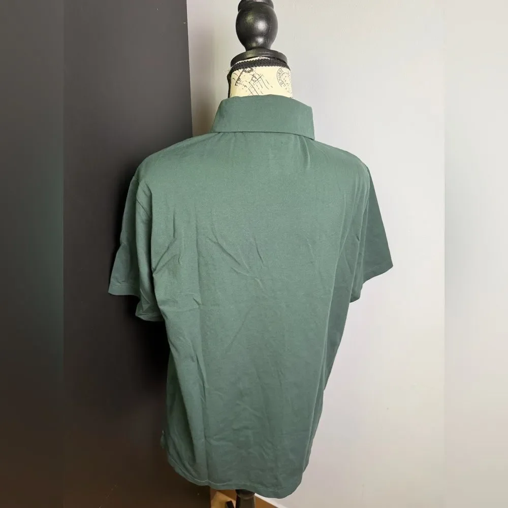 J.Crew Performance piqué polo shirt NWT Size M